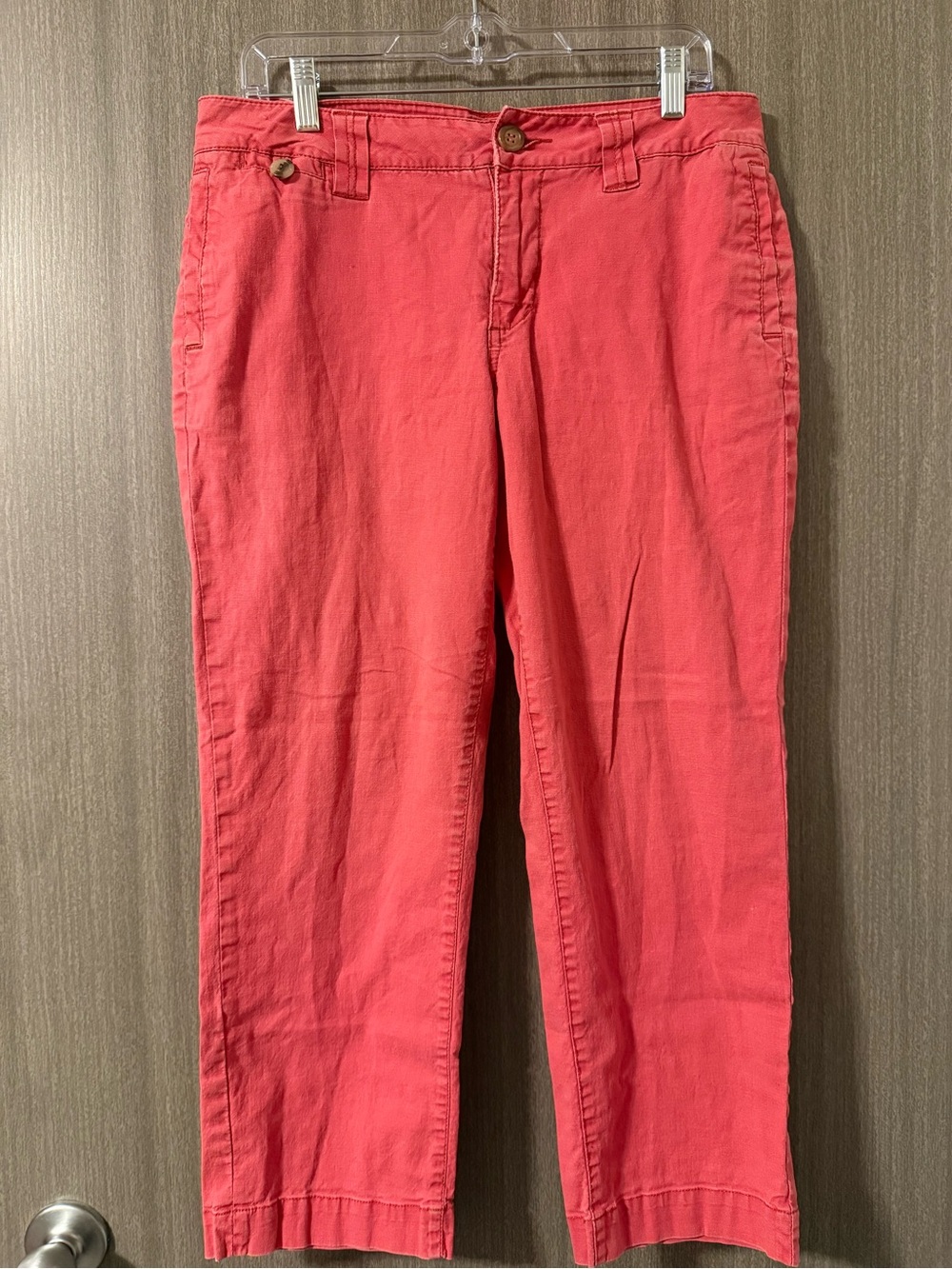 Jag Jeans Wide Leg Pants in Coral Pink